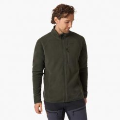 Bluza Polarowa Rozpinana turystyka męska Swedemount Geilo Fleece Full Zip II. Zielone bluzy męskie SWEDEMOUNT, na zimę, m, bez wzorów, z polaru, bez kaptura. Za 129.99 zł.