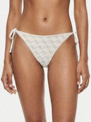 Guess Dół od bikini E6GO15 KCUO2 Biały. Białe bikini damskie Guess, xl, z aplikacjami. Za 284.99 zł.