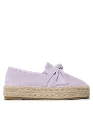 Jenny Fairy Espadryle WSS990-145 Fioletowy. Fioletowe espadryle damskie Jenny Fairy, bez wzorów, z materiału, bez obcasa, bez zapięcia. Za 99.99 zł.