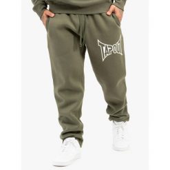 Spodnie dresowe klasyczne Tapout Basic. Białe spodnie sportowe męskie TAPOUT, s, bez wzorów, z bawełny, na fitness i siłownię. Za 190.00 zł.