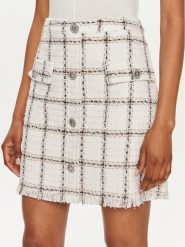 Bruuns Bazaar Spódnica trapezowa Jalena BBW3791 Biały Regular Fit. Białe spódnice damskie Bruuns Bazaar, bez wzorów, z syntetyku, trapezowe. Za 499.99 zł.