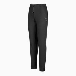 Spodnie dresowe damskie DIADORA L.PANTS CUFF CORE. Szare spodnie dresowe damskie Diadora, l, bez wzorów, z dresówki, trekkingowe. Za 79.99 zł.