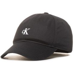 Czapka z daszkiem Calvin Klein Jeans. Czarne czapki i kapelusze męskie Calvin Klein Jeans, bez wzorów, z jeansu. Za 79.99 zł.