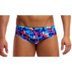 Kąpielówki męskie Funky Trunks Messy Messy Messy - slipy. Niebieskie kąpielówki męskie FUNKY TRUNKS, m, bez wzorów, do pływania. Za 139.00 zł.