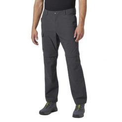 Wodoodporne spodnie Helly Hansen Elv Light Zip Off. Brązowe spodnie sportowe męskie Helly Hansen, xl, bez wzorów, trekkingowe. Za 540.50 zł.