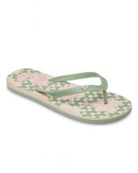 Klapki dla Kobiety TAHITI. Czerwone klapki damskie Roxy, bez wzorów, z materiału, bez obcasa. Za 62.99 zł.
