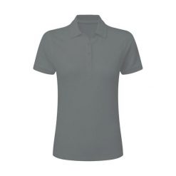 Damska Koszulka Polo Signature Stretch Bez Metki. Szare koszulki sportowe damskie SG, l, bez wzorów, bez kołnierzyka, bez ramiączek. Za 82.99 zł.