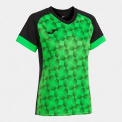 Koszulka do piłki nożnej damska Joma Supernova III. Czarne koszulki sportowe damskie Joma, xl, bez wzorów, bez kołnierzyka, bez ramiączek, do piłki nożnej. Za 39.99 zł.