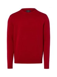 Nils Sundström swetry z dzianiny Mężczyźni Bawełna (100%) czerwony, XXXL. Czerwone swetry przez głowę męskie Nils Sundström, m, bez wzorów, z bawełny, bez kołnierzyka. Za 199.95 zł.