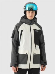 4F Kurtka snowboardowa membrana 10000 męska - biała XL. Białe kurtki męskie 4f, na zimę, m, bez wzorów, z dzianiny, klasyczne, z kapturem. W wyprzedaży za 399.99 zł.