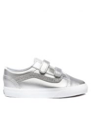 Vans Tenisówki Old Skool V VN000CTG7VF1 Srebrny. Szare trampki i tenisówki dziewczęce Vans, bez wzorów, ze skóry, bez zapięcia. Za 189.99 zł.