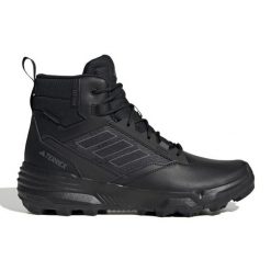 Buty adidas Terrex Unity Lea Mid R.Rdy IF4977 czarne. Czarne trekkingi męskie za kostkę. Za 708.10 zł.