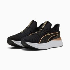 Buty sportowe damskie Puma SOFTRIDE SABRINA. Obuwie sportowe damskie Puma, bez wzorów, z dzianiny, trekkingowe. Za 229.99 zł.