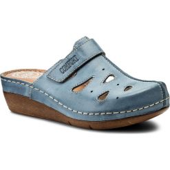 Klapki WALDI - 0610 Jeans. Niebieskie klapki damskie Waldi, z jeansu. W wyprzedaży za 149.00 zł.