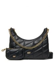 DKNY Torebka Betty R34EBB22 Czarny. Czarne torebki do ręki damskie DKNY, bez wzorów, ze skóry, bez dodatków. Za 949.99 zł.
