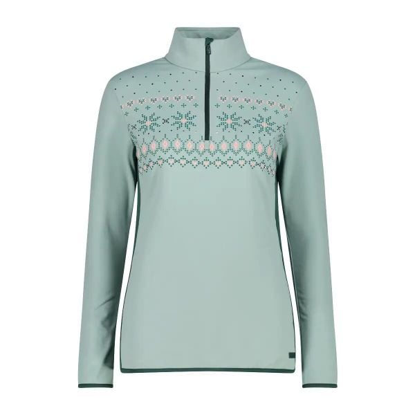 Damski sweter z golfem CMP Softech. Niebieskie swetry damskie CMP, m, bez wzorów, z polaru, sportowe, bez kołnierzyka, bez ramiączek, bez kaptura. Za 253.00 zł.