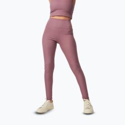Legginsy Girlfriend Collective Rib. Czerwone obuwie sportowe damskie GIRLFRIEND COLLECTIVE, bez wzorów, na fitness i siłownię. Za 239.99 zł.
