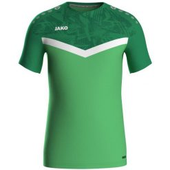 Jersey Jako Iconic. Zielone koszulki sportowe męskie Jako, bez wzorów, z jersey, bez kołnierzyka, bez ramiączek, do biegania. Za 246.50 zł.