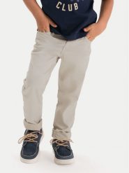 Mayoral Spodnie materiałowe 505 Beżowy Regular Fit. Brązowe spodnie materiałowe dla chłopców Mayoral, bez wzorów, z bawełny. Za 109.99 zł.