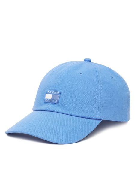 Tommy Jeans Czapka z daszkiem Heritage AW0AW17580 Niebieski. Niebieskie czapki i kapelusze damskie Tommy Jeans, bez wzorów, z bawełny. Za 119.99 zł.