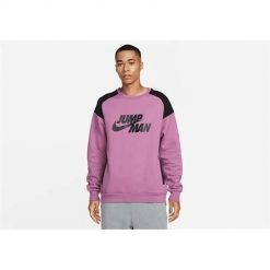Bluzy sportowa męska Nike Air Jordan Jumpman. Fioletowe bluzy męskie Nike, l, bez wzorów, bez kaptura. Za 452.00 zł.