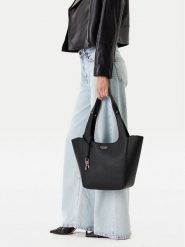 Guess Torebka Calista HWBG73 34220 Czarny. Czarne torebki do ręki damskie Guess, z aplikacjami, ze skóry, bez dodatków. Za 449.99 zł.