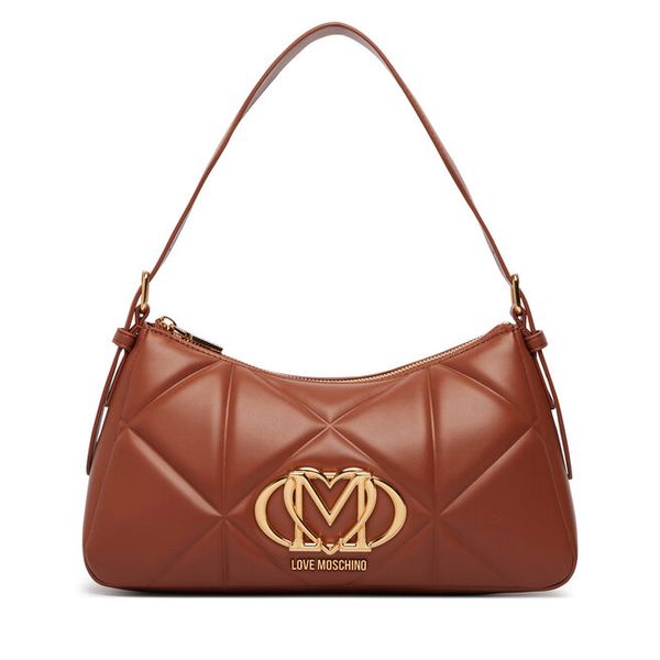 Torebka LOVE MOSCHINO. Brązowe torebki do ręki damskie Love Moschino, bez wzorów, klasyczne, bez dodatków. Za 879.99 zł.