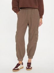 Deha Spodnie dresowe D12367 Brązowy Loose Fit. Brązowe spodnie dresowe damskie Deha, xs, bez wzorów, z bawełny. Za 439.99 zł.