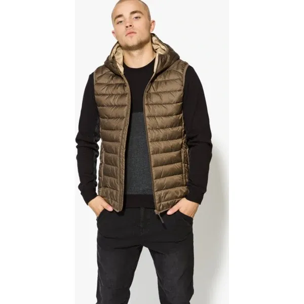 Confront Bezrękawnik Hemp , khaki, rozmiar L. Brązowe t-shirty męskie Confront, l, bez wzorów, z materiału, bez kołnierzyka. W wyprzedaży za 129.99 zł.