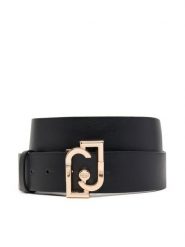 Liu Jo Pasek Damski Hips Belt 3,5 Cm AF5238 E0077 Czarny. Czarne paski damskie Liu Jo, bez wzorów, ze skóry. Za 269.99 zł.