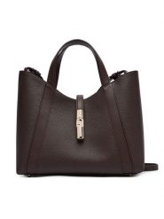 Furla Torebka Goccia S WB01789 BX3353 CN 2460S Brązowy ciemny. Brązowe torebki do ręki damskie Furla, bez wzorów, ze skóry, bez dodatków. Za 1,304.00 zł.