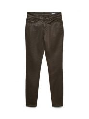 Vero Moda Spodnie z imitacji skóry Flash 10314591 Brązowy Skinny Fit. Brązowe spodnie materiałowe damskie Vero Moda, s, bez wzorów, ze skóry. Za 229.99 zł.