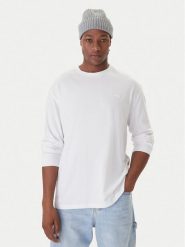 Quiksilver Longsleeve Salt Water EQYZT08206 Biały Regular Fit. Białe bluzki z długim rękawem męskie Quiksilver, m, bez wzorów, z bawełny, bez kołnierzyka. Za 159.99 zł.