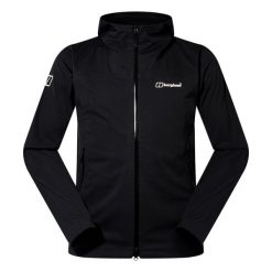 Kurtka softshell męska Berghaus Ridge-Roamer 3L Softshell Jacket. Czarne kurtki męskie Berghaus, l, bez wzorów, z materiału, bez kaptura. Za 1,005.39 zł.