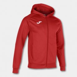 Bluza do piłki nożnej męska Joma Menfis. Czerwone bluzy męskie Joma, m, bez wzorów, bez kaptura. Za 222.10 zł.