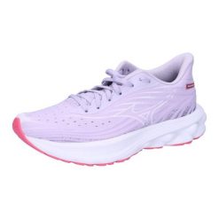 Buty do biegania damskie Mizuno Wave Skyrise 6 thistle/violet indigo/camellia. Białe obuwie sportowe damskie Mizuno, bez wzorów, z gumy, do biegania, mizuno wave. Za 489.99 zł.