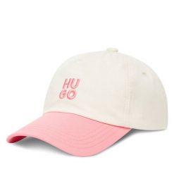 Czapka z daszkiem HUGO. Czapki i kapelusze damskie Hugo, bez wzorów. Za 119.99 zł.