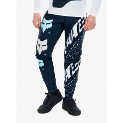 Spodnie rowerowe męskie Fox Flexair Pant Elevated. Niebieskie buty sportowe męskie FOX, bez zapięcia, rowerowe. Za 587.99 zł.