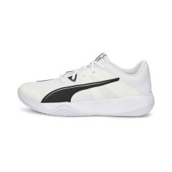 Buty do siatkówki Mężczyzna Puma Eliminate Pro II biały. Białe buty sportowe męskie Puma, z materiału, bez zapięcia, do piłki ręcznej. Za 414.00 zł.