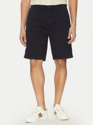 Guess Jeans Szorty materiałowe M5GD44 WGCV1 Granatowy Regular Fit. Niebieskie szorty męskie Guess Jeans, m, z aplikacjami, z bawełny. Za 179.99 zł.