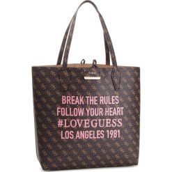 Torebka GUESS - HWSH64 22250 BROWN LOGO/CAMEL. Brązowe torebki do ręki damskie Guess, ze skóry ekologicznej. Za 649.00 zł.