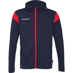 Bluza dresowa z kapturem Uhlsport Squad 27. Czerwone bluzy męskie Uhlsport, l, bez wzorów, z dresówki, z kapturem. Za 214.20 zł.
