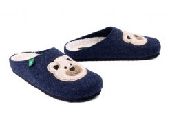 DR. BRINKMANN 320262-05 blau, kapcie damskie. Niebieskie kapcie damskie Dr. Brinkmann, bez wzorów. Za 146.07 zł.