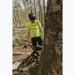 Koszulka rowerowa męska ATTABO Setvi. Zielone buty sportowe męskie ATTABO, bez zapięcia, rowerowe. Za 89.99 zł.