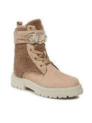 Primigi Kozaki 4942611 S Beżowy. Brązowe buty zimowe dziewczęce Primigi, bez wzorów, z materiału, bez zapięcia. Za 649.99 zł.