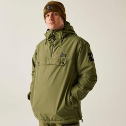 Kurtka narciarska męska z membraną Freeride Overhead II Dare 2b. Zielone kurtki sportowe męskie Dare 2b, na zimę, m, bez wzorów, z tkaniny, narciarskie. W wyprzedaży za 649.99 zł.