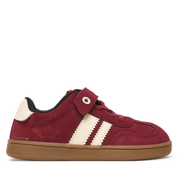 Sneakersy Mayoral. Czerwone trampki i tenisówki chłopięce Mayoral, bez wzorów, bez zapięcia. Za 199.99 zł.