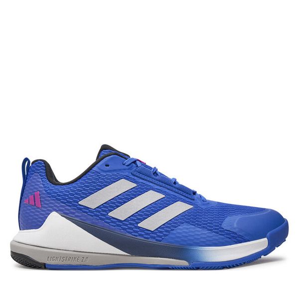 Buty do piłki nożnej adidas. Niebieskie buty sportowe męskie Adidas, bez zapięcia, do piłki nożnej. Za 349.99 zł.