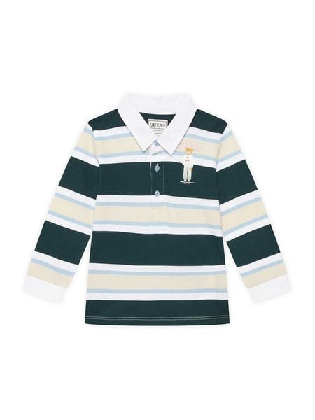 Guess Bluzka N6YP01 1K4106 Niebieski Regular Fit. Zielone t-shirty dla chłopców Guess, z aplikacjami, z bawełny, bez ramiączek. Za 111.99 zł.