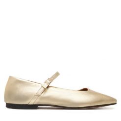 Baleriny Tommy Hilfiger. Żółte baleriny damskie Tommy Hilfiger, bez wzorów, bez obcasa. Za 569.99 zł.